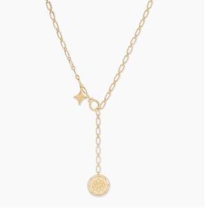 Gorjana Maya Coin Clasp Lariat